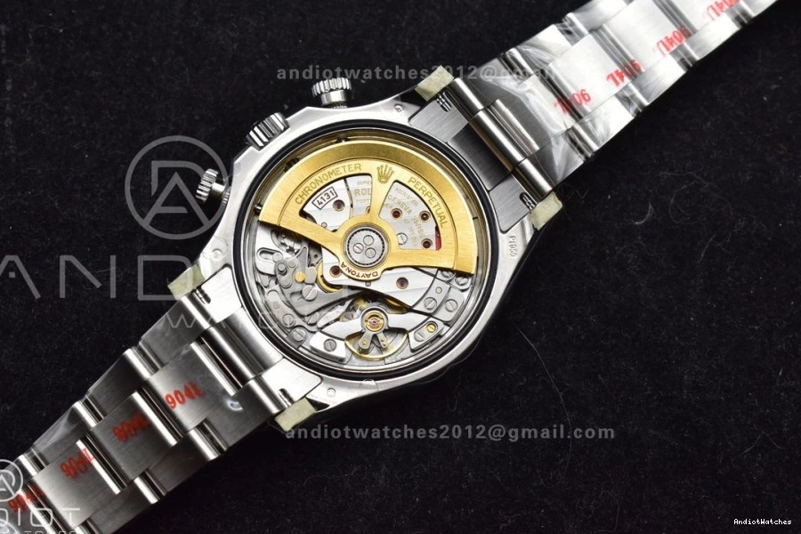 Best Dial SS Clean Markers Comfortable 1:1 Daytona Edition SS on Clone Bracelet Asian 785 904L Ice 904L Super Sticks Blue 126506 0331